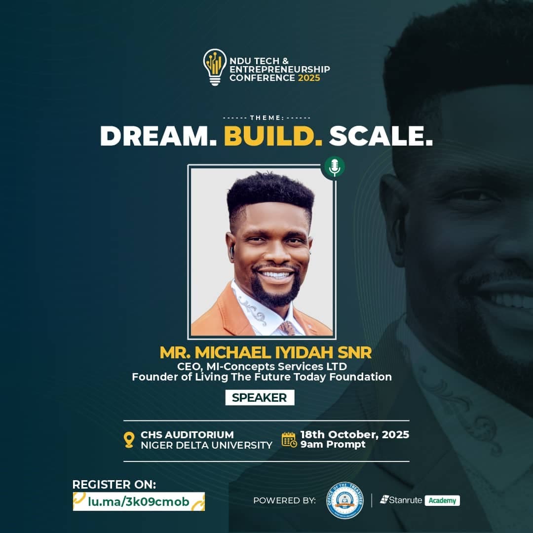 Banner for Michael Iyidah: Building Bold Ideas, Living the Future Today